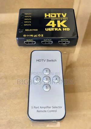 4-Way HDMI Switch with Power