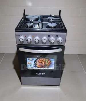 Alitop 4-Burner Cooker (3 Gas, 1 Electric)