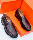 Viatu vya Ngozi vya Wanaume J.M. Weston Moccasins - Size 40-46 - 4