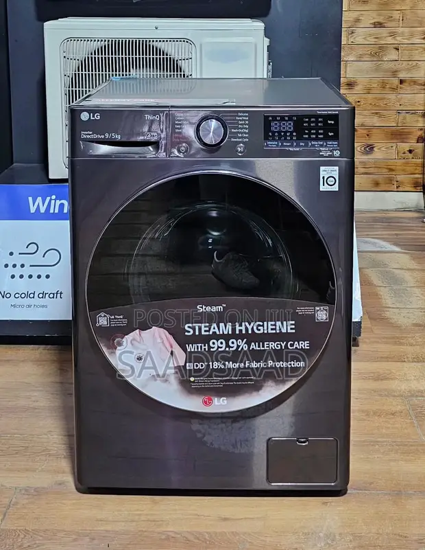 LG Washing Machine - Mashine Mpya ya Kufulia na Kukaushia Front Load - 1