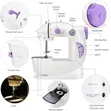 Portable Mini Sewing Machine with Extension Table - 3