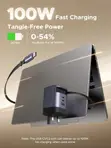 Ugreen Nexode 100W Charger na Kebo ya USB-C Inayorudishwa - 5