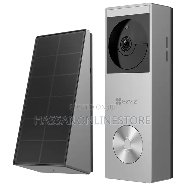 Ezviz HP3 Pro Battery-Powered Video Doorbell with Solar Panel - 1