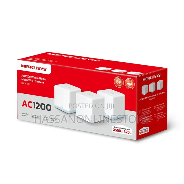 Mercusys Halo H32G AC1200 Whole Home Mesh WiFi System - 1