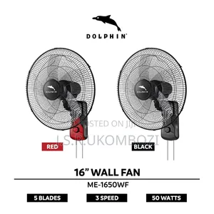 Dolphin Wall Fan 16" (Model ME-1650WF)