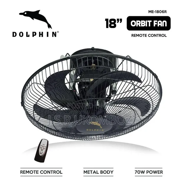 Dolphin Orbit Fan 18" 70W with Remote Control - 1
