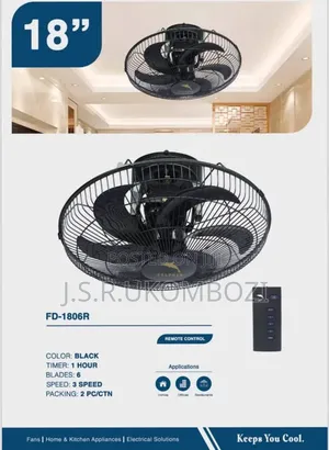 Dolphin Orbit Fan 18" 70W with Remote Control