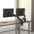 Dual Monitor Arm Stand - Adjustable - 1