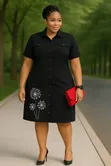 High Quality Dress - Sizes 44-52 - 5