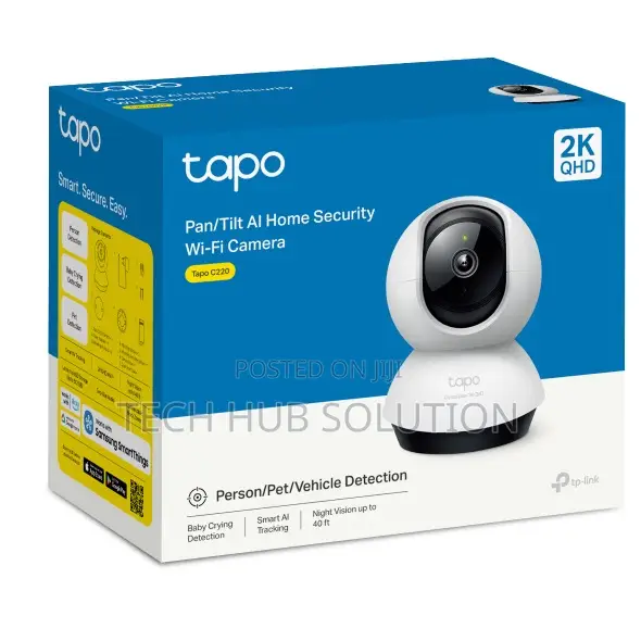 TP-Link Tapo C220 Pan Tilt Smart Wi-Fi Security Camera - 1