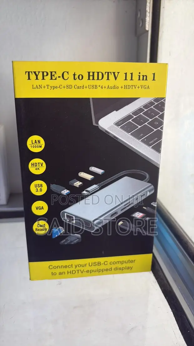 Type-C to HDTV 11-in-1 Hub - 1