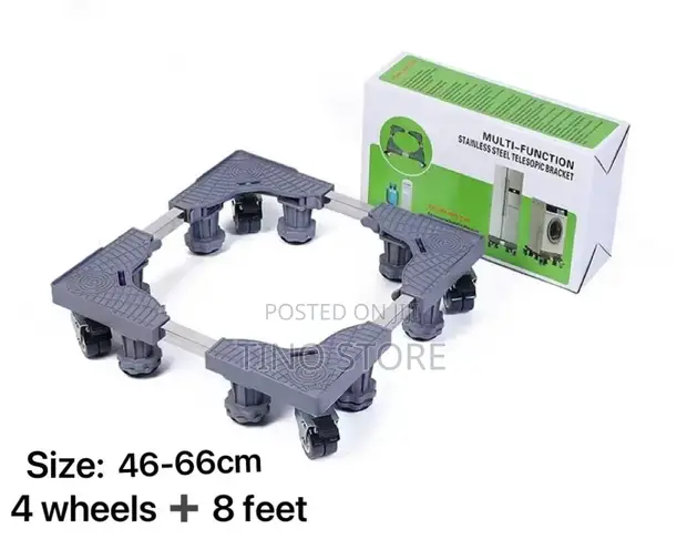 4-Wheel Multifunctional Stainless Steel Telescopic Bracket - 1