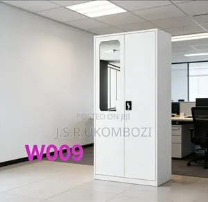 Modern 2-Door Wardrobe with Internal Safe