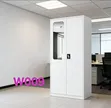 Modern 2-Door Wardrobe with Internal Safe - 1