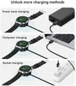Yesido Type-C Magnetic Wireless Charger ya Saa Nyeusi - 3