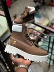 Men's Timberland Boots - Brown Leather - 1