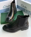 Clarks Leather Boots - Men's High Cut - 3