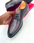 Viatu vya Ngozi vya Wanaume Clarks Moccasins Vipya - 3