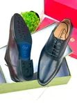 Viatu vya Ngozi vya Wanaume Clarks Moccasins Vipya - 4
