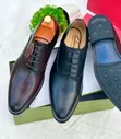 Viatu vya Ngozi vya Wanaume Clarks Moccasins Vipya - 5