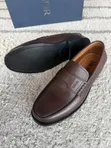Viatu vya Ngozi vya Wanaume - Loafers Nyeusi, Kahawia, Kijivu - 2