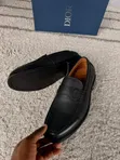 Viatu vya Ngozi vya Wanaume - Loafers Nyeusi, Kahawia, Kijivu - 4