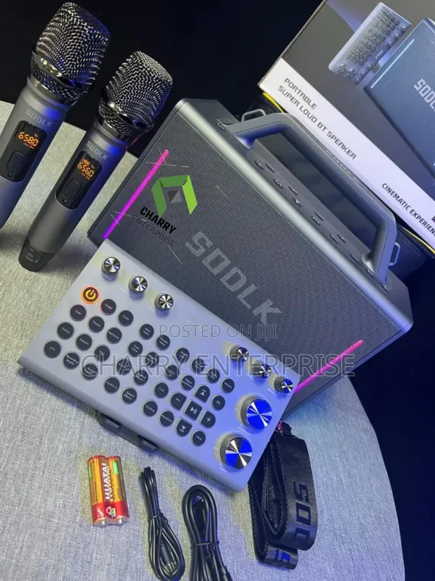 SODLK S1116 Portable Bluetooth Speaker with 2 Mics, 200W - 1
