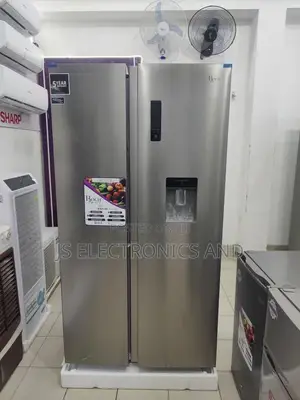 Roch Side-by-Side Fridge 559L with Water Dispenser, No Frost