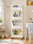 Multipurpose Mobile Storage Rack Trolley - 1