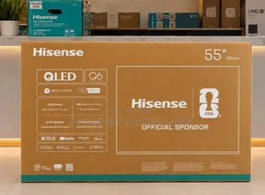 Hisense 55" QLED 4K Smart TV Mpya Kabisa (55Q6Q)