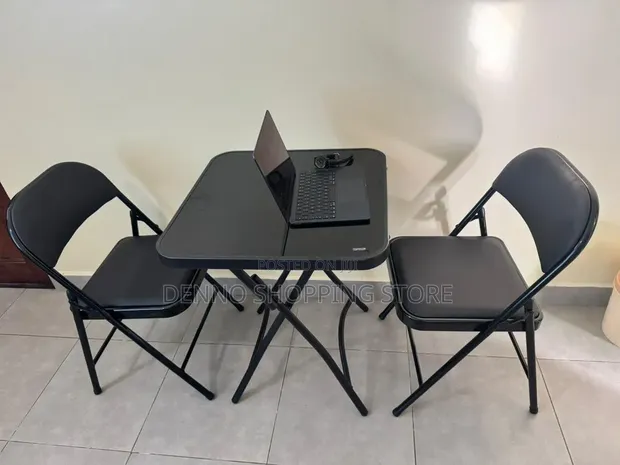 Foldable Table with 2 Chairs - 1