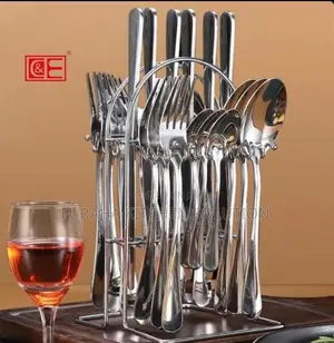 Royalty Brand 18-Piece Kitchen Utensil Set with Stand