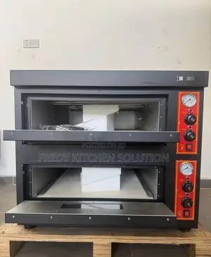 Commercial Gas Pizza Oven - Dual Deck
