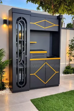 Modern Black Kitchen Cabinet
