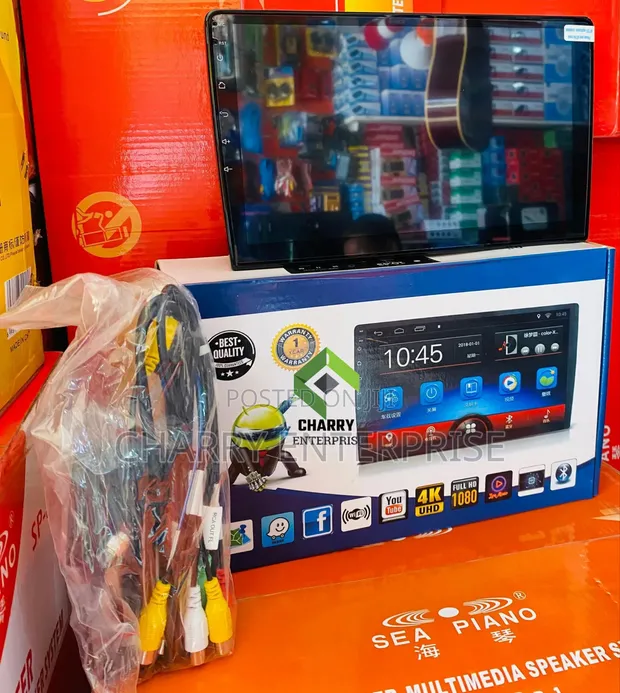 10-Inch UHD Android Car TV yenye Bluetooth - 1