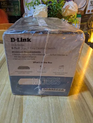 D-Link DGS-1008A 8-Port Gigabit Desktop Switch