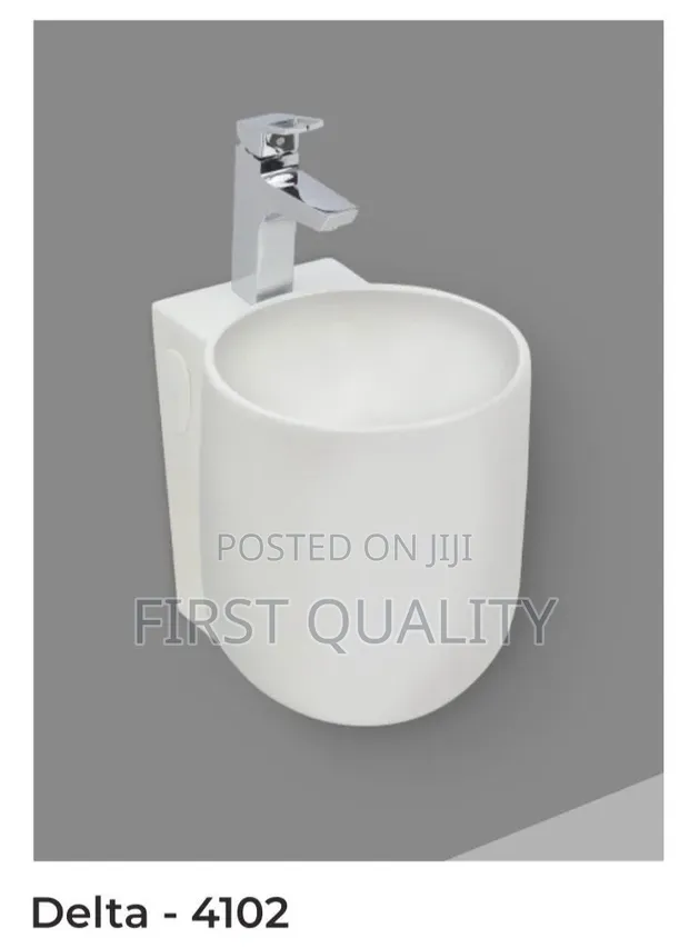 Anuda Ceramic Hand Wash Basin - Wall Hung - 1