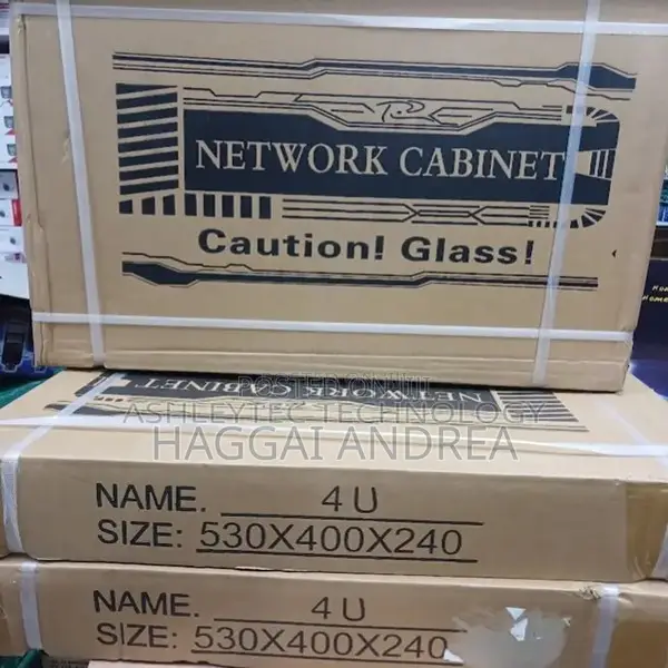 4U Wall-Mount Network Cabinet (530x400x240mm) - 1