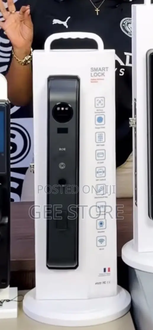 Smart Door Lock yenye Display na Alarm - 1
