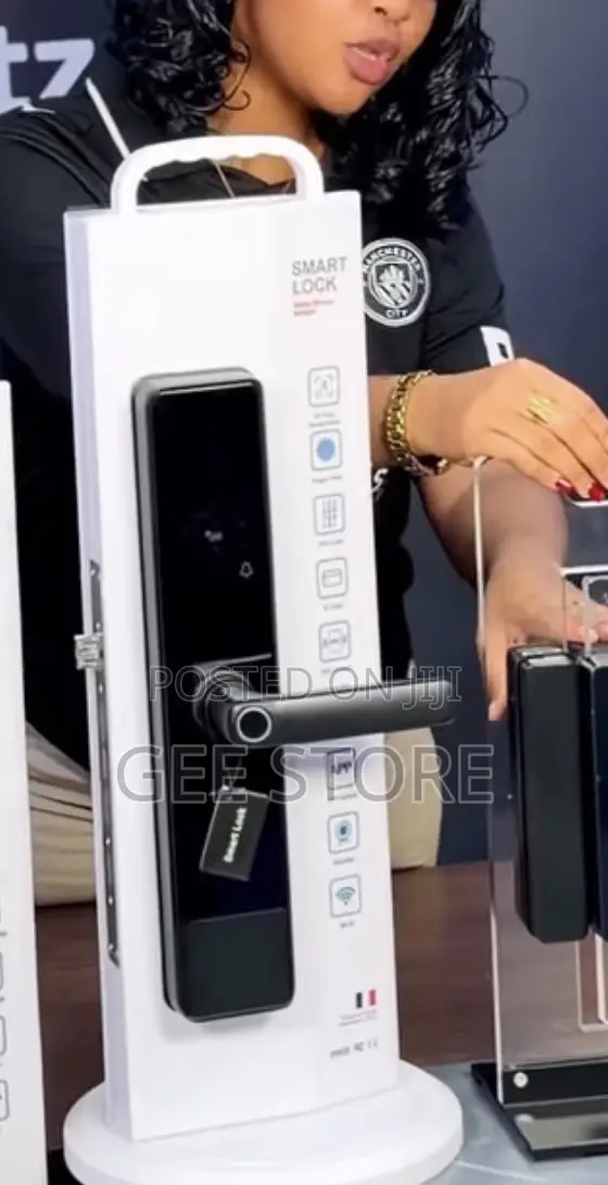 Smart Door Lock with Display and Alarm - 1