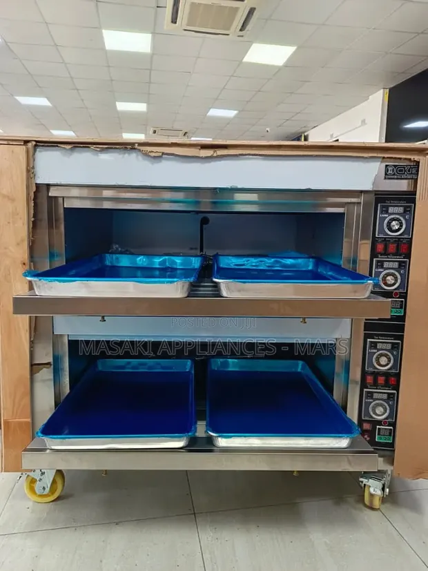 CKE HGO-24 2-Deck 4-Tray Gas Deck Oven - Commercial - 1