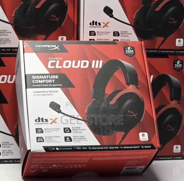 HyperX Cloud 3 Signature Gaming Headphones - 1