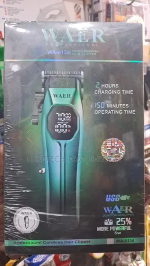 Waer WA-6134 Mashine ya Kukata Nywele ya Kuchaji