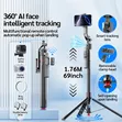 TT07 AI Tracking Gimbal Selfie Stick - 2