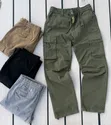 Men's Green Cotton Cargo Pants - Brand New - 1