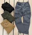 Men's Green Cotton Cargo Pants - Brand New - 5