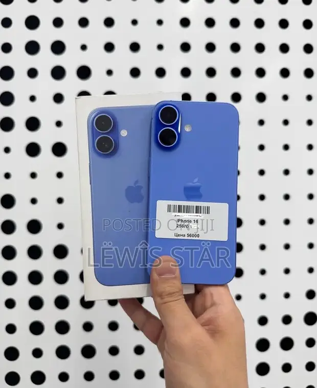 New Apple iPhone 16 256GB Blue - 1
