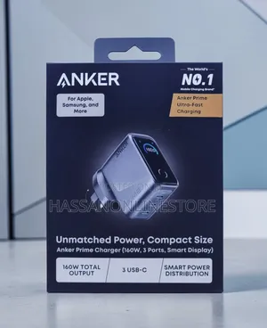 Chaja ya Anker Prime 160W yenye Port 3 na Smart Display
