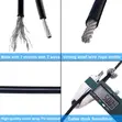 Kamba ya Chuma Nzito ya Gym Cable (Mita 1) - 2