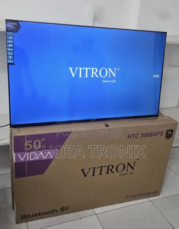 Televisheni ya Vitron Inch 50 Vidaa Frameless - 1